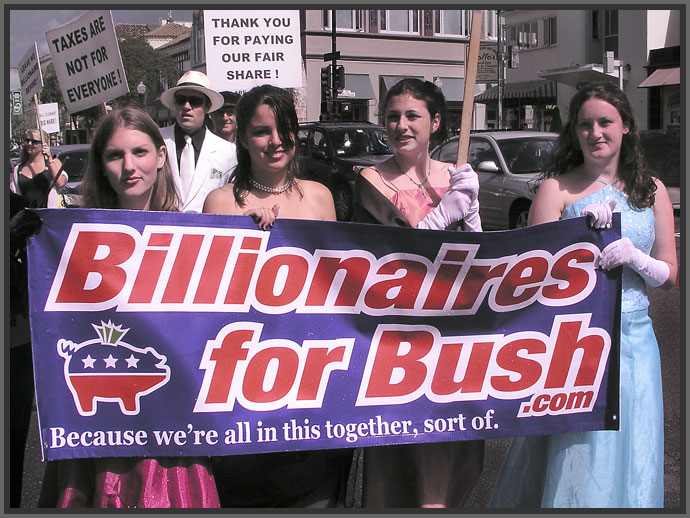 billionaires for bush