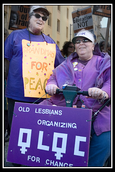 lesbian marchers